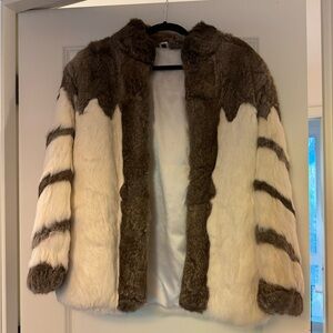 Vintage Sergio Valente 100% rabbit fur coat